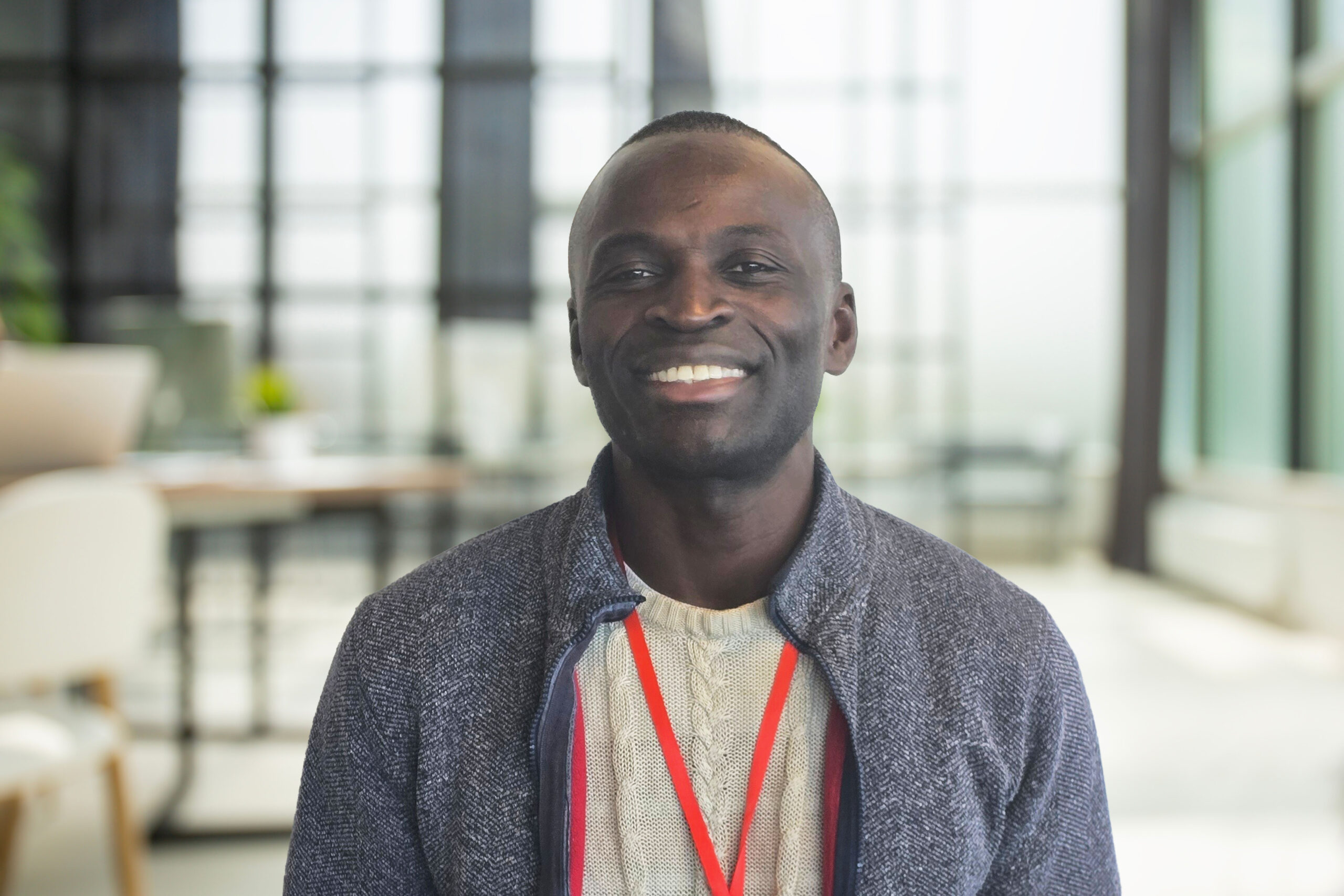 Business office without people with blurred bokeh background